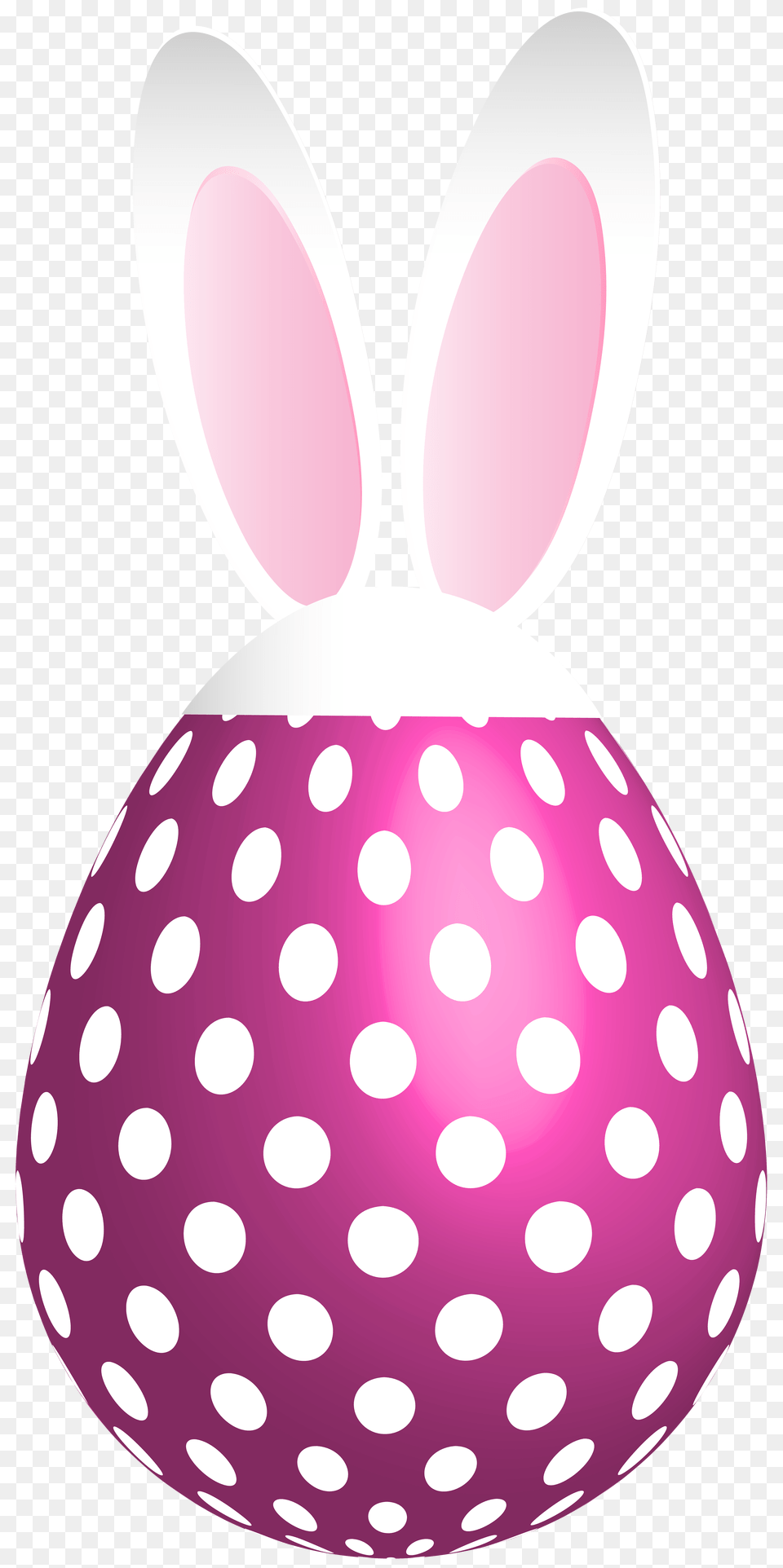 Easter Dotted Bunny Egg Pink Transparent Clip Gallery, Pattern Png Image