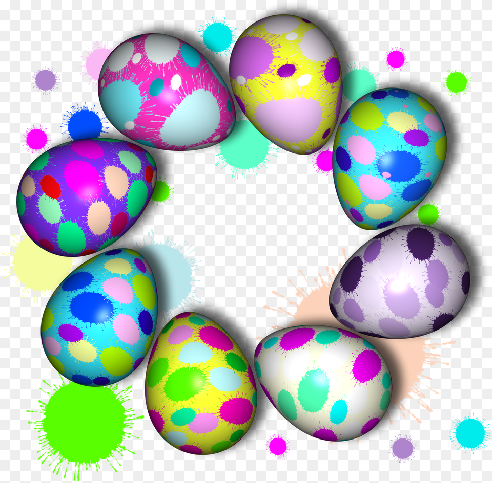Easter Easter Eggs Easter Egg Egg Rug, Food, Balloon, Easter Egg Free Png Download