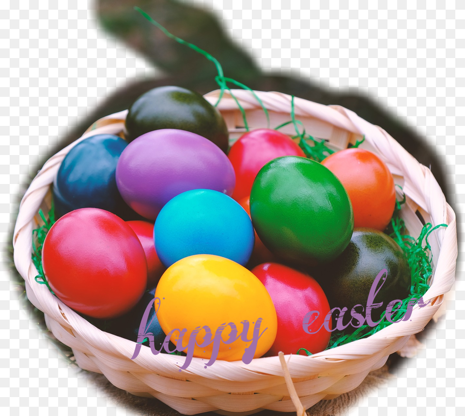 Easter Egg Basket Happyeaster Happy Nice Easter, Food, Sweets Free Png