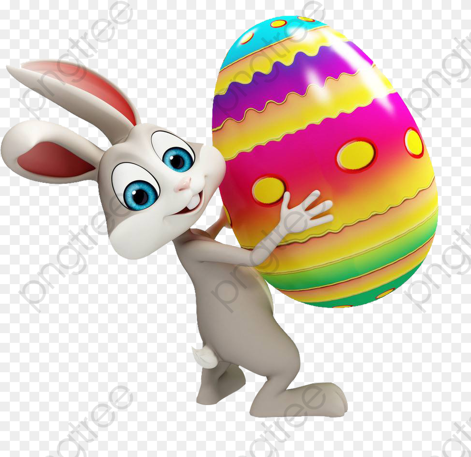 Easter Egg Clipart Bunny Easter Bunny, Toy, Food, Baby, Person Png