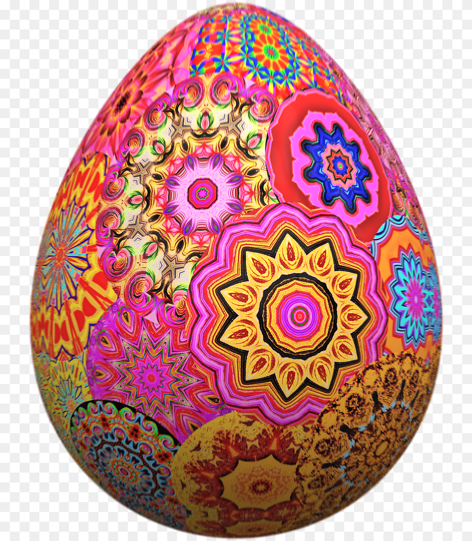 Easter Egg Colorful Mandala Picture Locanda Severino Caggiano Menu, Food, Easter Egg Free Png Download