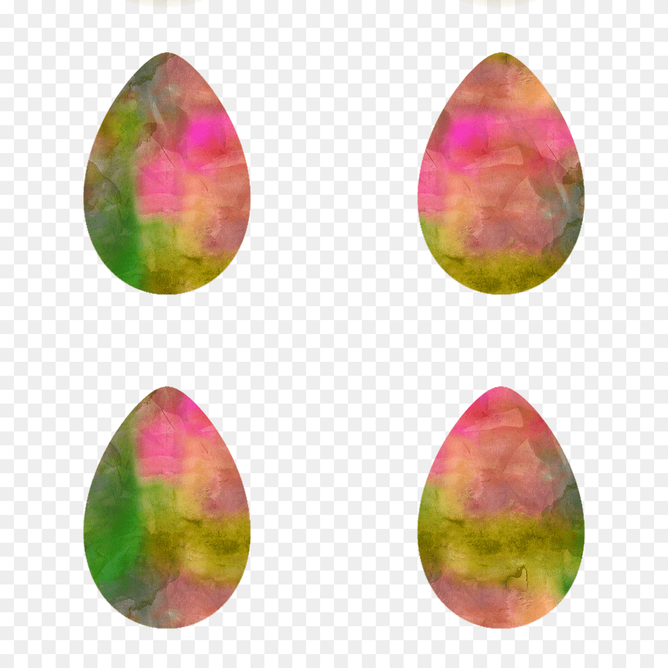 Easter Egg Colorful Watercolor Opal, Accessories, Ornament, Gemstone, Jewelry Png