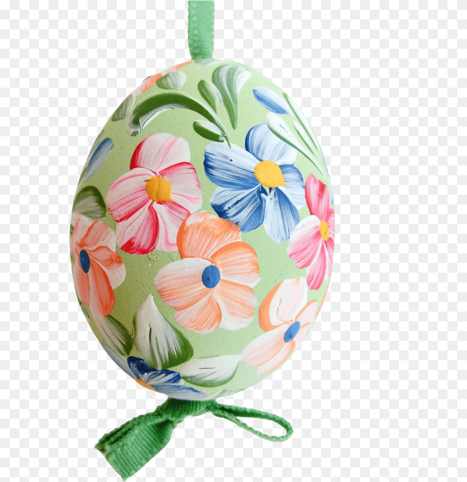 Easter Egg Flowers On Green Easter, Plant, Accessories, Food Png