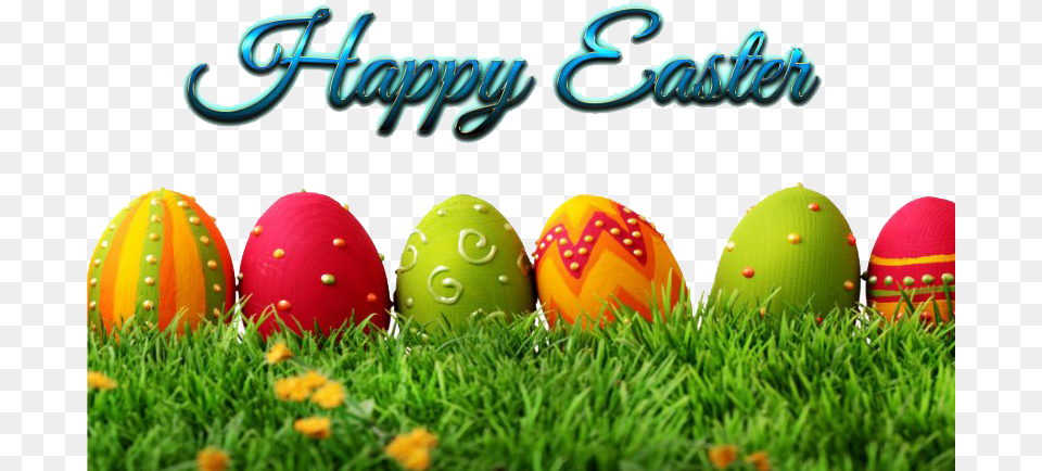 Easter Egg Grass Transparent Transparent Background Happy Easter Eggs, Easter Egg, Food, Fungus, Plant Png Image