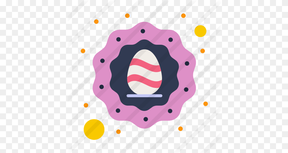 Easter Egg Holidays Icons Girly, Cream, Dessert, Food, Ice Cream Png Image