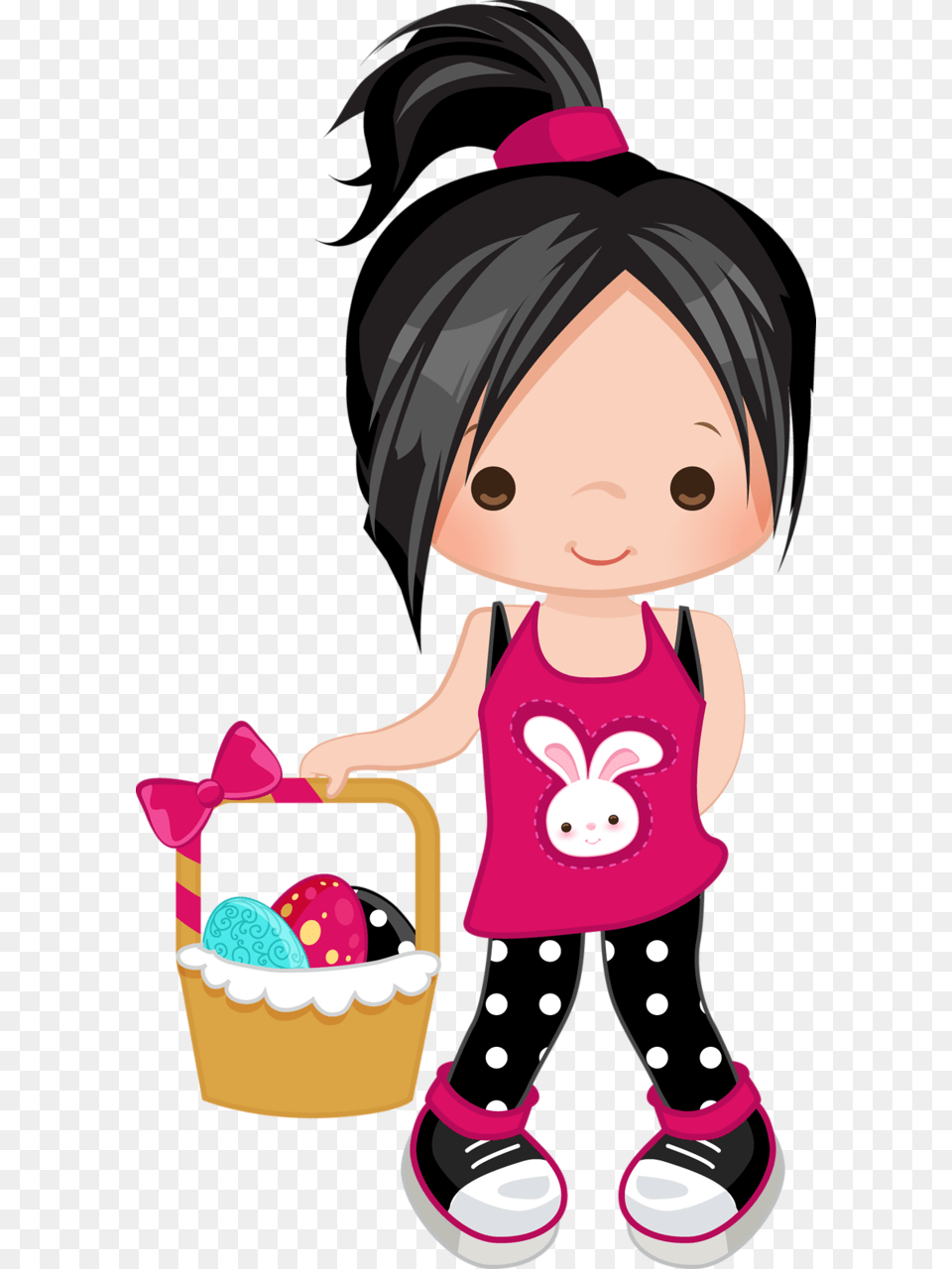 Easter Egg Hunt Easter Clip Art And Album, Baby, Person, Basket, Face Png Image