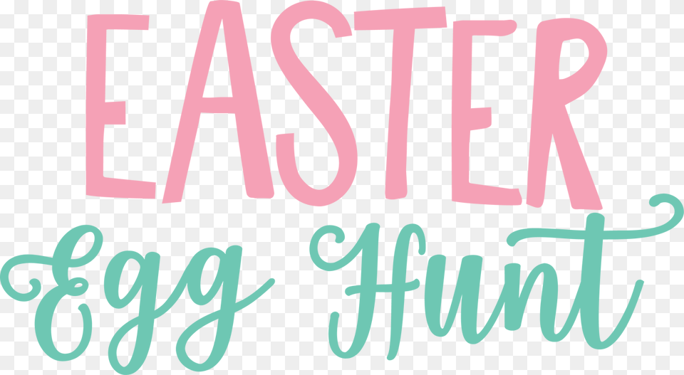 Easter Egg Hunt Svg Cut File Poster, Text Free Png Download