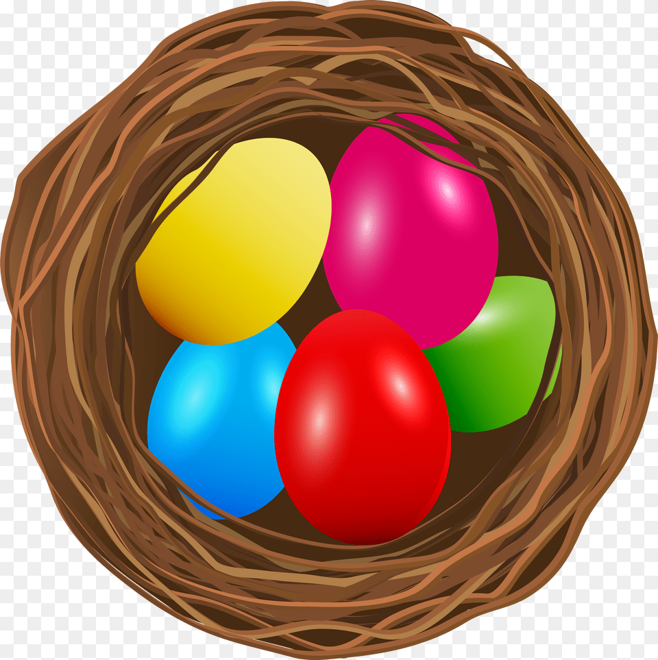 Easter Egg Nest Transparent Clip Art Easter Nest Clipart Png Image