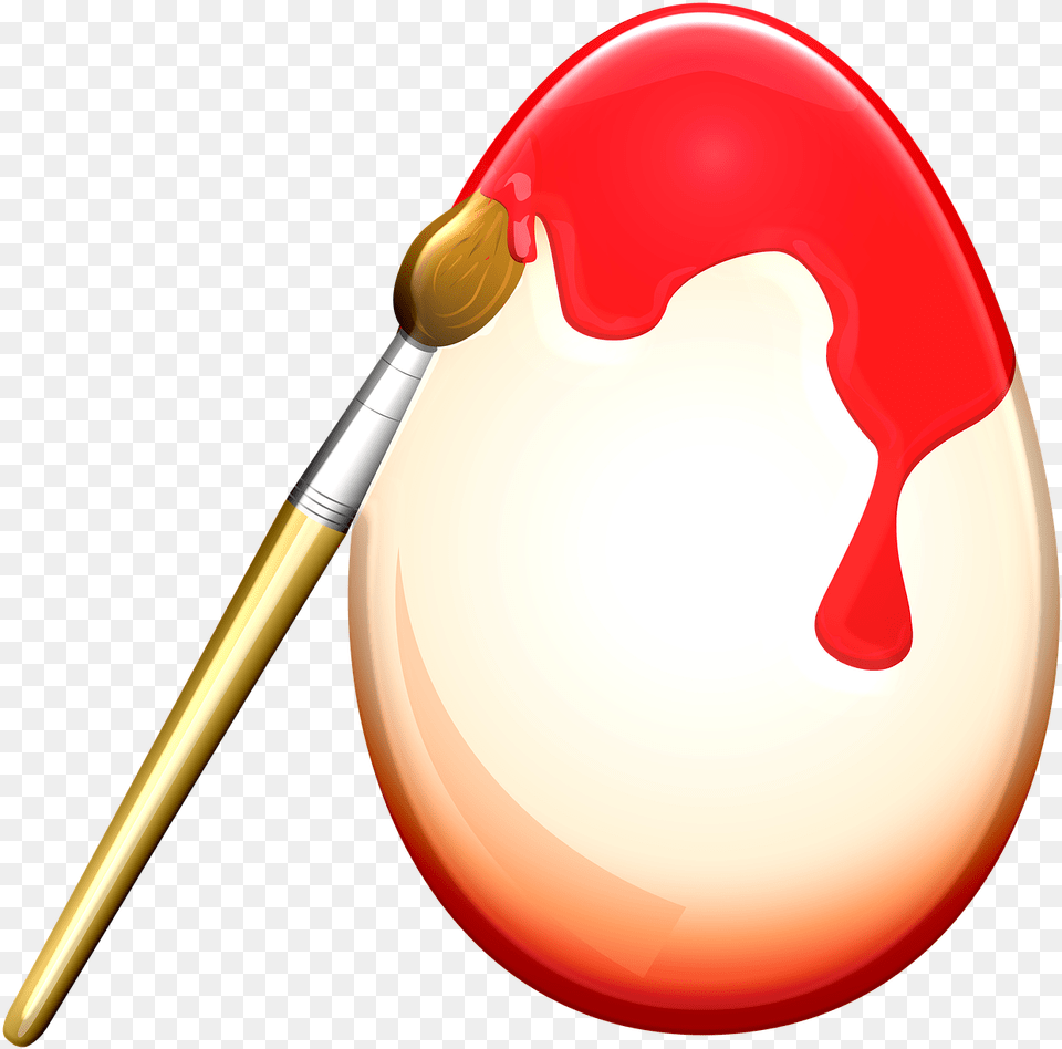 Easter Egg Painting Clipart, Brush, Device, Tool, Paint Container Free Transparent Png