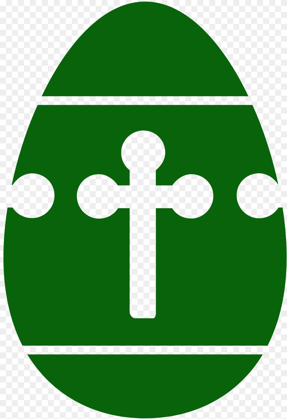 Easter Egg Silhouette, Cross, Symbol, Food Free Transparent Png