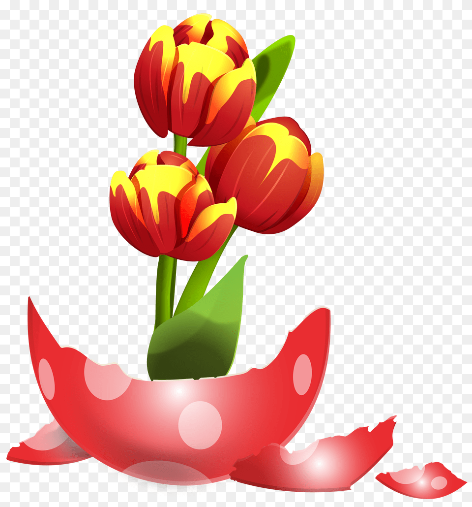 Easter Egg Vase Clip Art, Flower, Plant, Flower Arrangement, Tulip Free Png
