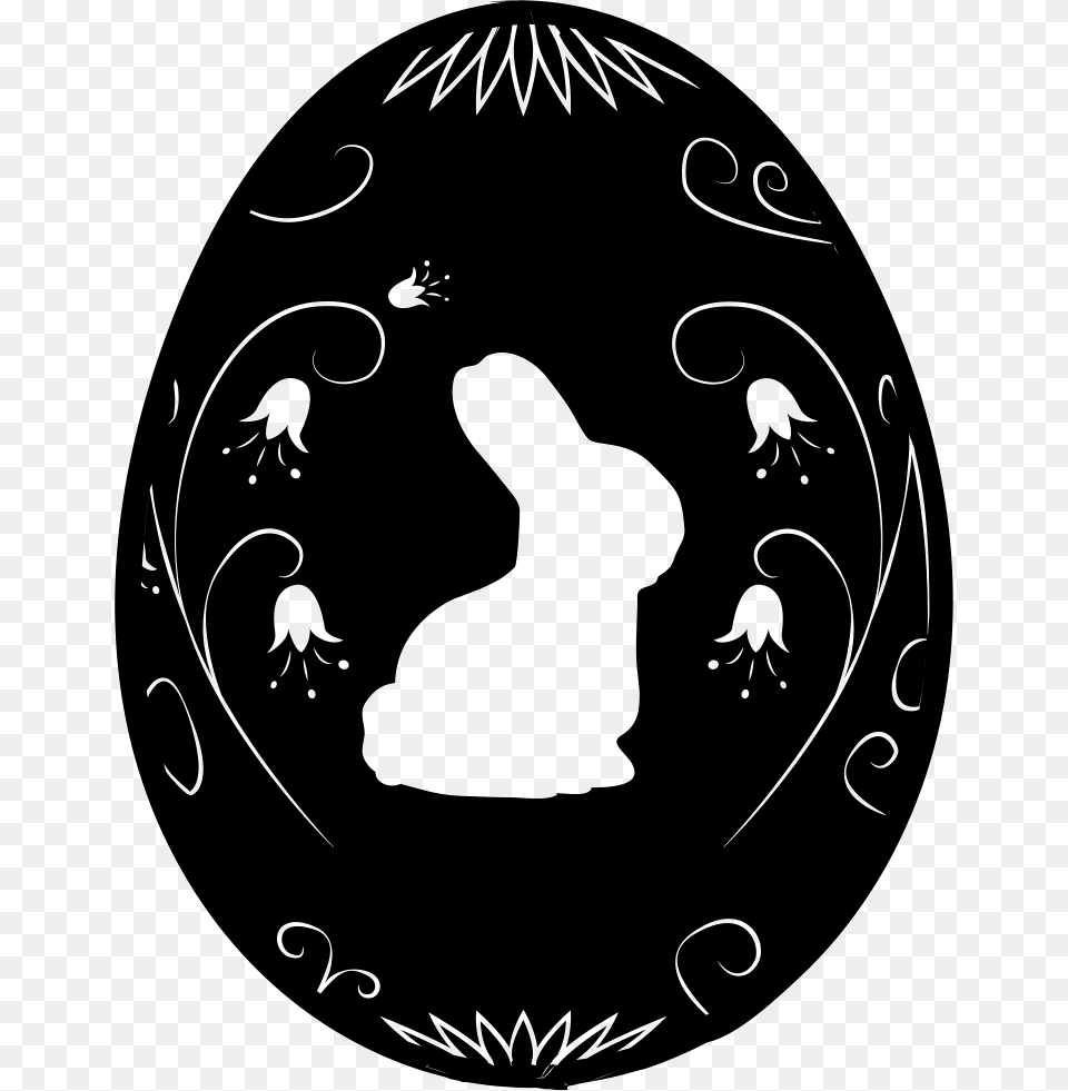Easter Egg With A White Rabbit Huevo De Pascua Svg, Food, Adult, Bride, Easter Egg Free Png Download