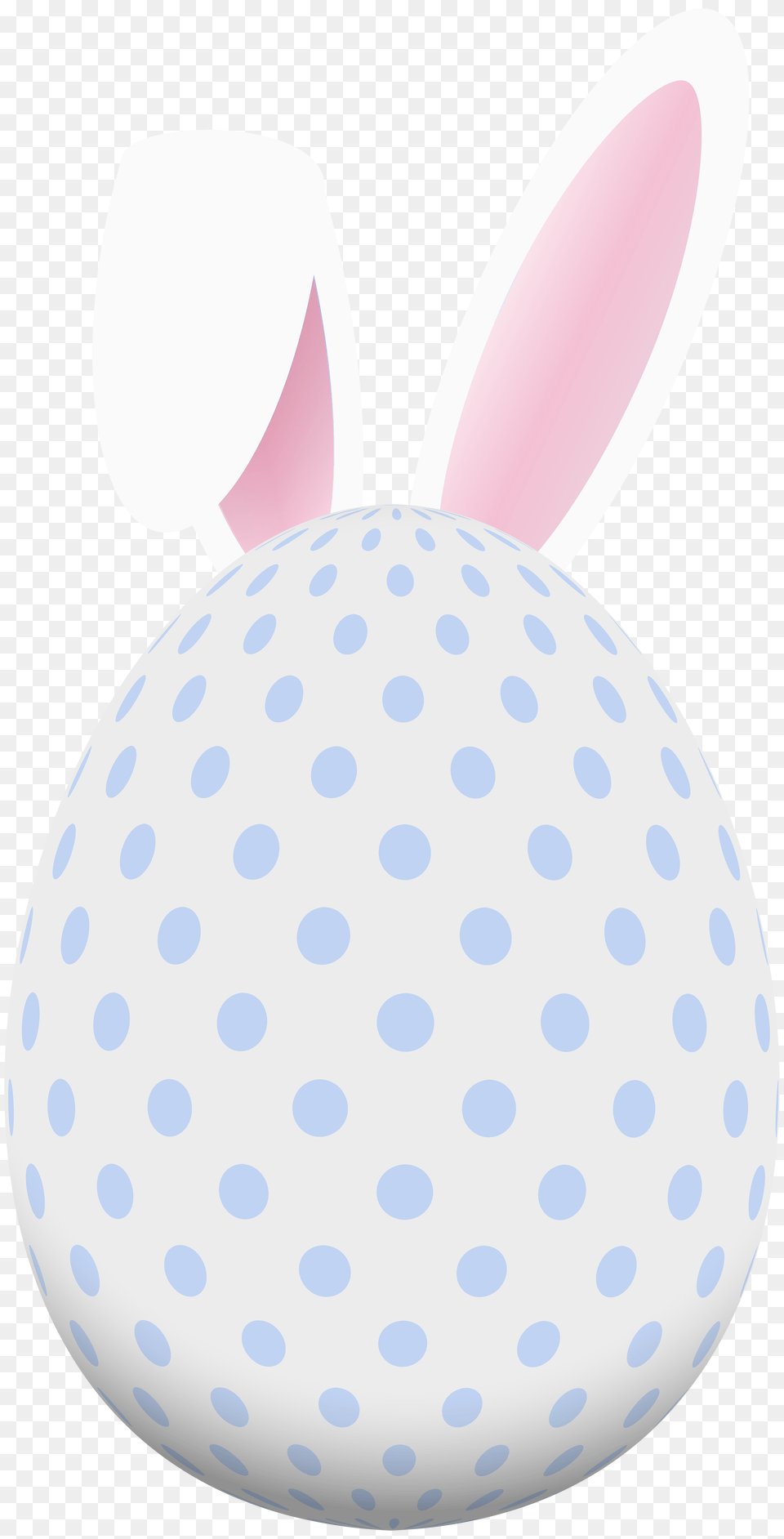 Easter Egg With Bunny Ears Clip Art, Pattern, Cushion, Home Decor Free Png Download