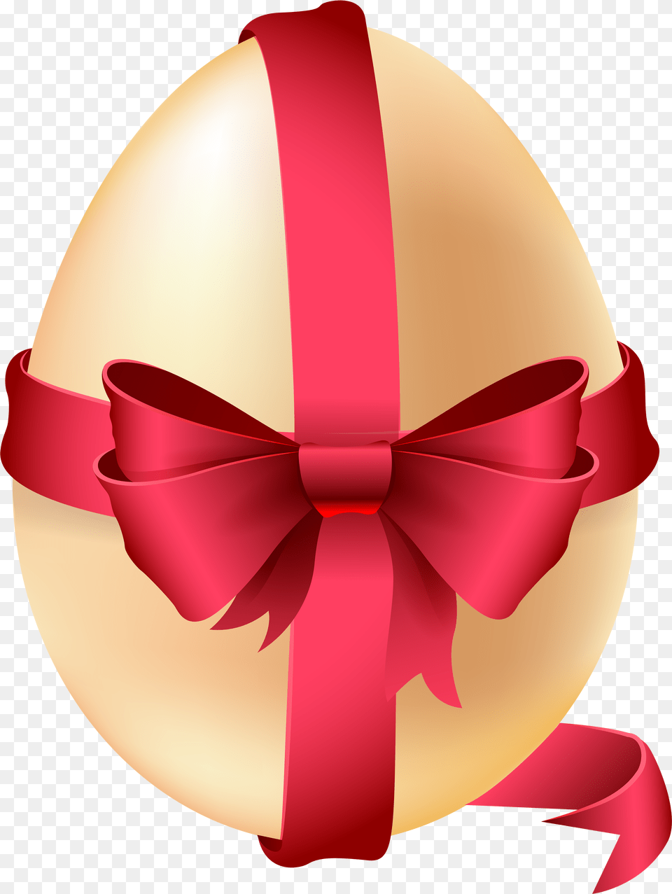 Easter Egg With Ribbon Clipart, Food Free Png Download