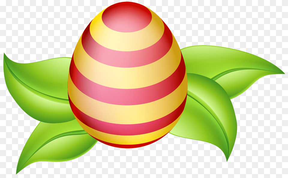 Easter Egg With Spring Leaves Clip Art Gallery, Food, Dynamite, Weapon Png Image