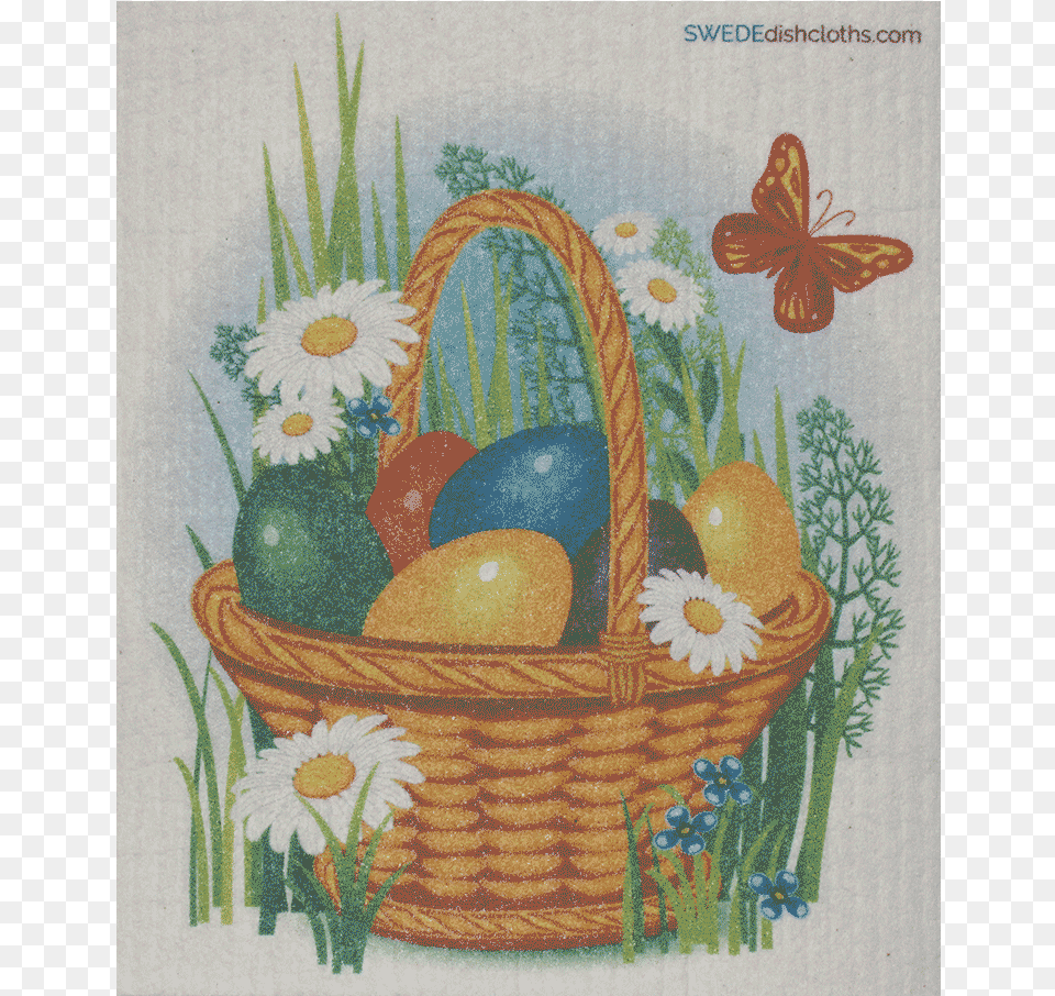 Easter Eggs Basket Vector, Plant Free Png Download