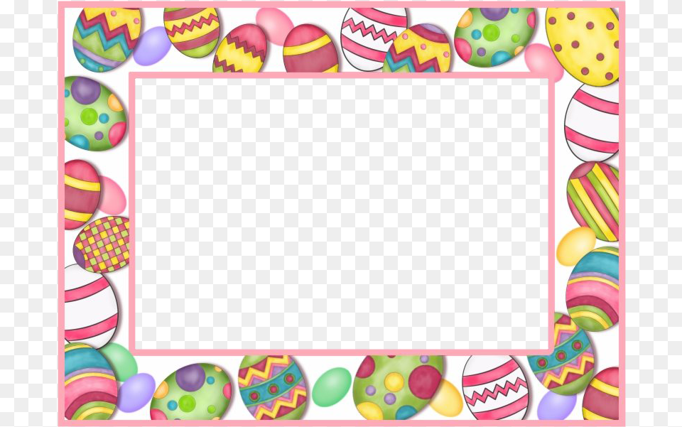 Easter Eggs Border Clipart Clip Art Easter Border, Food, Sweets, Candy Free Png Download
