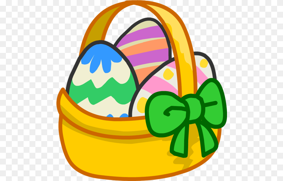 Easter Eggs Cartoon In Basket, Easter Egg, Egg, Food, Clothing Free Png Download
