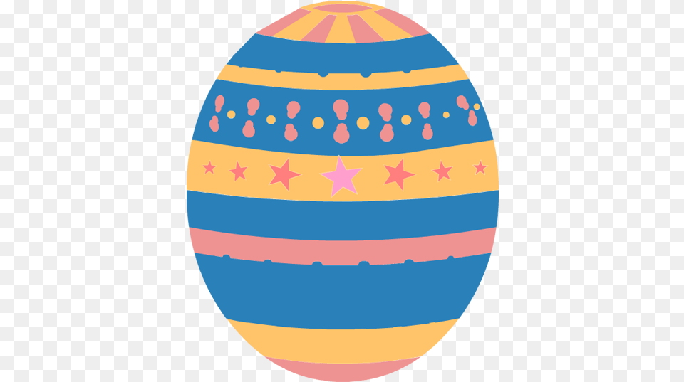 Easter Eggs Clip Art 3 Image Easter Egg Art Orange And Blue, Easter Egg, Food Free Png Download