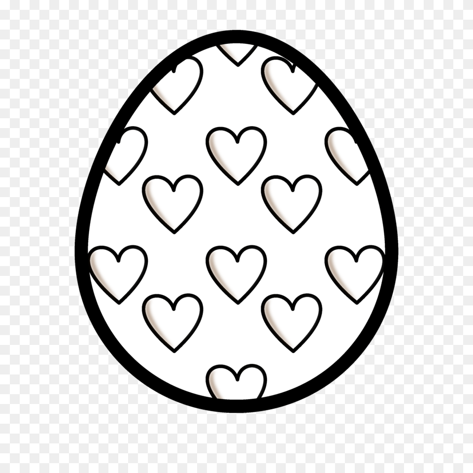 Easter Eggs Clip Art Black And White, Face, Head, Person, Egg Free Transparent Png