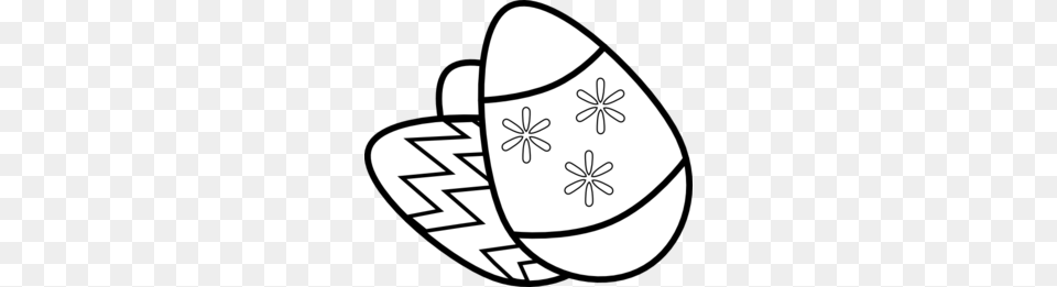 Easter Eggs Clip Art Black And White, Ammunition, Grenade, Weapon, Food Png