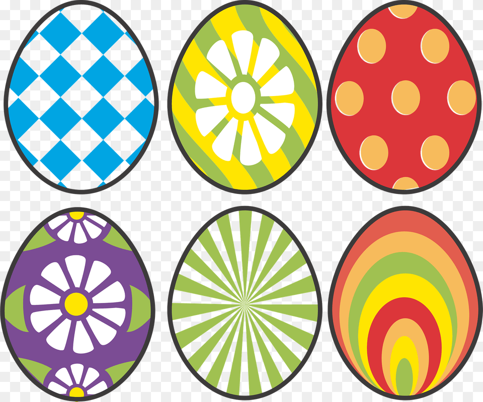 Easter Eggs Clipart, Machine, Pattern, Wheel, Art Free Png