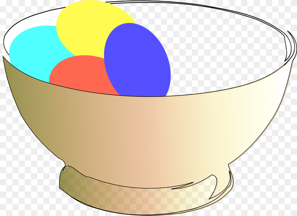 Easter Eggs Clipart, Bowl, Food Free Transparent Png