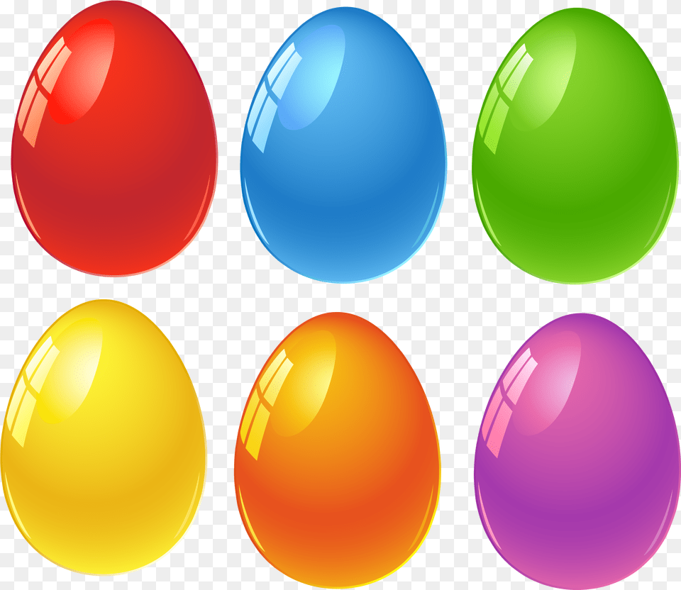 Easter Eggs Colored Easter Eggs Clip Art, Sphere, Egg, Food Free Png Download