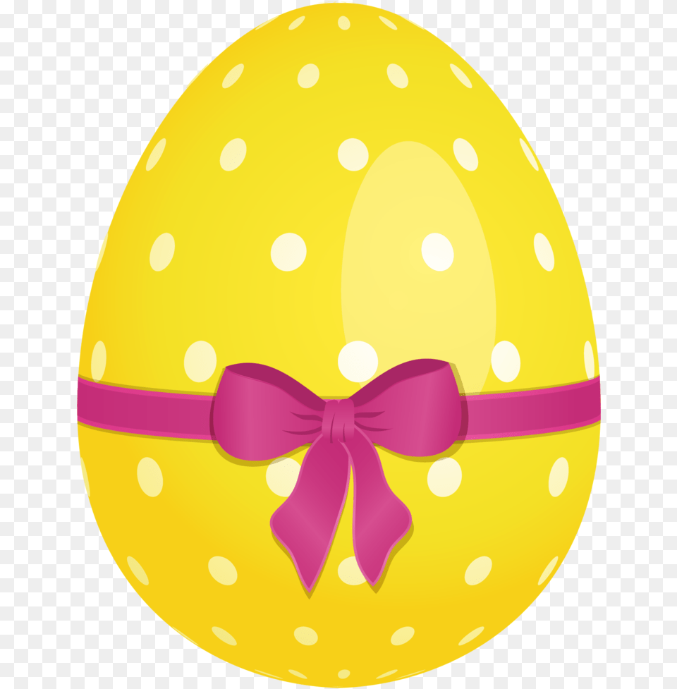 Easter Eggs Dotted Yellow Cute Easter Egg Clipart, Easter Egg, Food, Clothing, Hardhat Free Transparent Png