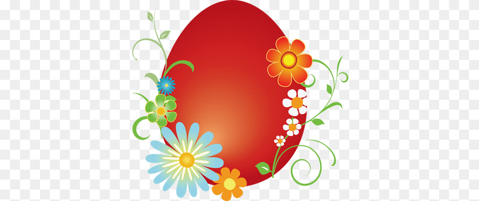 Easter Eggs Floral Border Bunnies Graduation Clip Easter Vector, Art, Floral Design, Graphics, Pattern Free Png Download