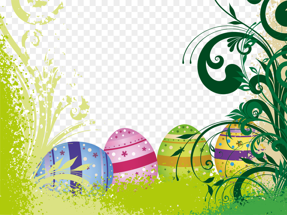 Easter Eggs Flourish Clipart, Easter Egg, Egg, Food Free Png Download