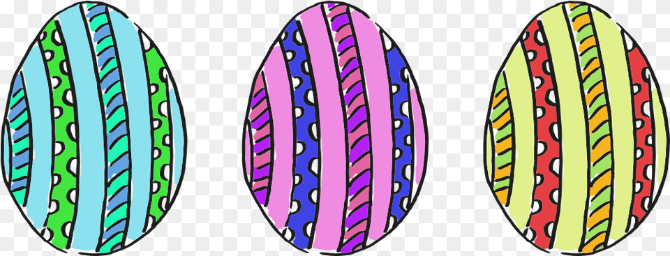 Easter Eggs Icon Clipart Full Size Clipart Line Of Easter Eggs Transparent Clipart, Sport, Sea Waves, Sea, Surfing Png Image