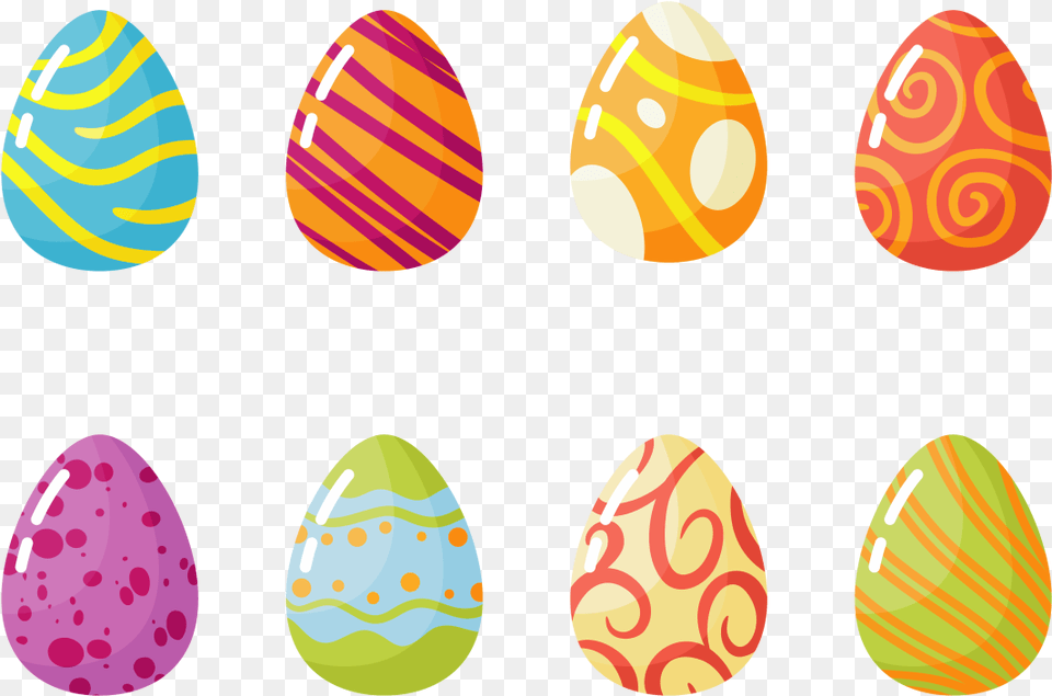 Easter Eggs Icons Vector Oeuf De Paques Vectoriel, Easter Egg, Egg, Food Png Image