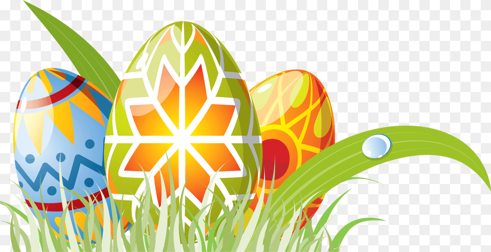 Easter Eggs In Grass Clipart Easter Eggs In Grass, Easter Egg, Egg, Food, Ball Free Png