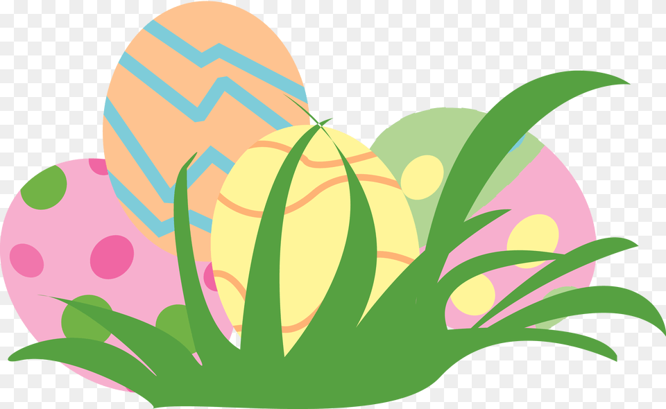 Easter Eggs In Grass Easter, Easter Egg, Egg, Food, Animal Free Transparent Png