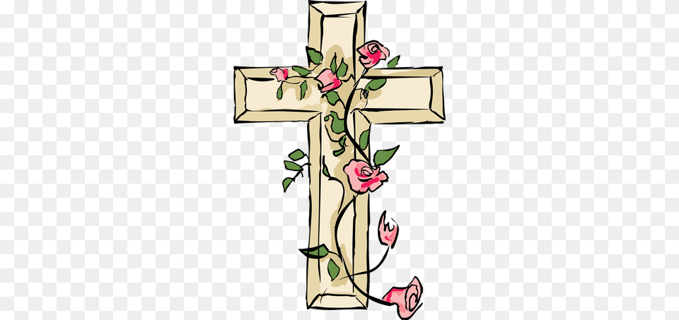 Easter Flower Clipart Good Friday, Cross, Symbol Png