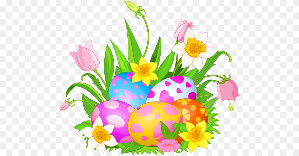 Easter Flower Picture Hq Image Easter Clip Art, Plant, Egg, Food, Easter Egg Png