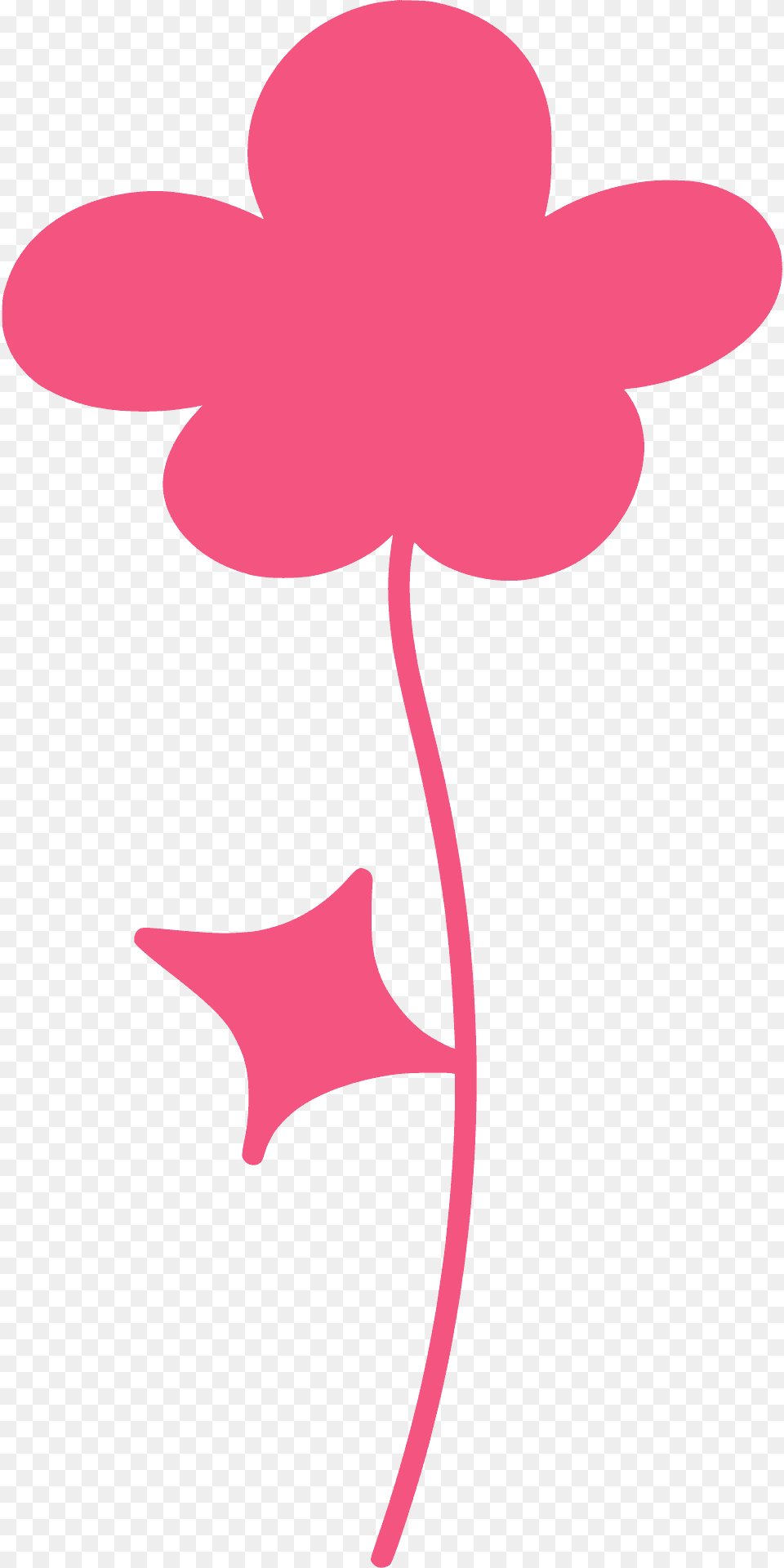 Easter Flower Silhouette, Leaf, Petal, Plant, Animal Free Png