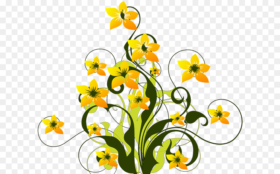 Easter Flowers Clipart, Art, Floral Design, Graphics, Pattern Free Transparent Png