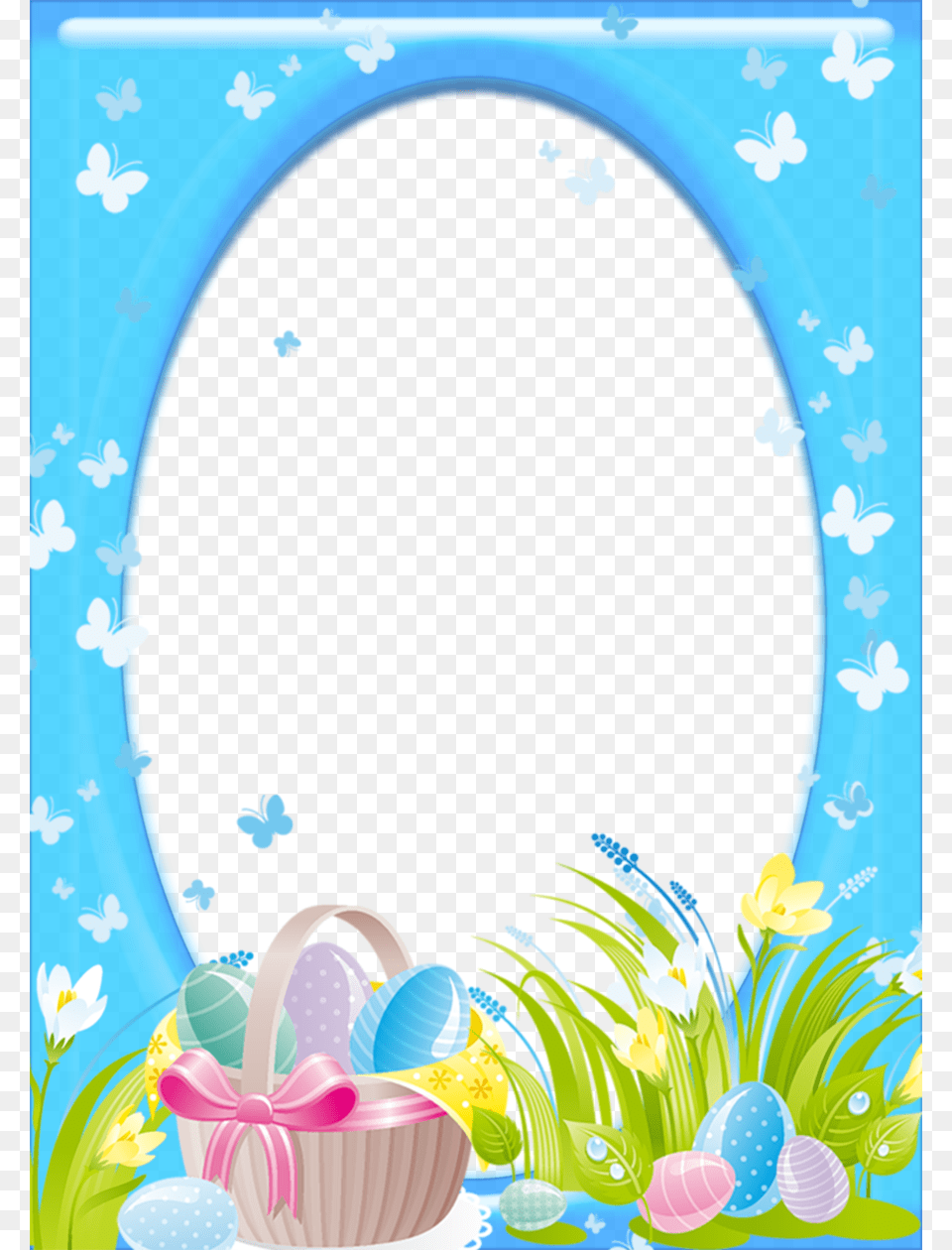 Easter Frame Clipart Easter Bunny Clip Art Easter Frame, Baby, Person Free Transparent Png