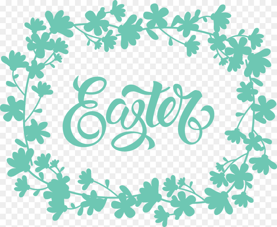 Easter Frame Svg Cut File Happy Easter Pictures To Print, Art, Floral Design, Graphics, Pattern Png