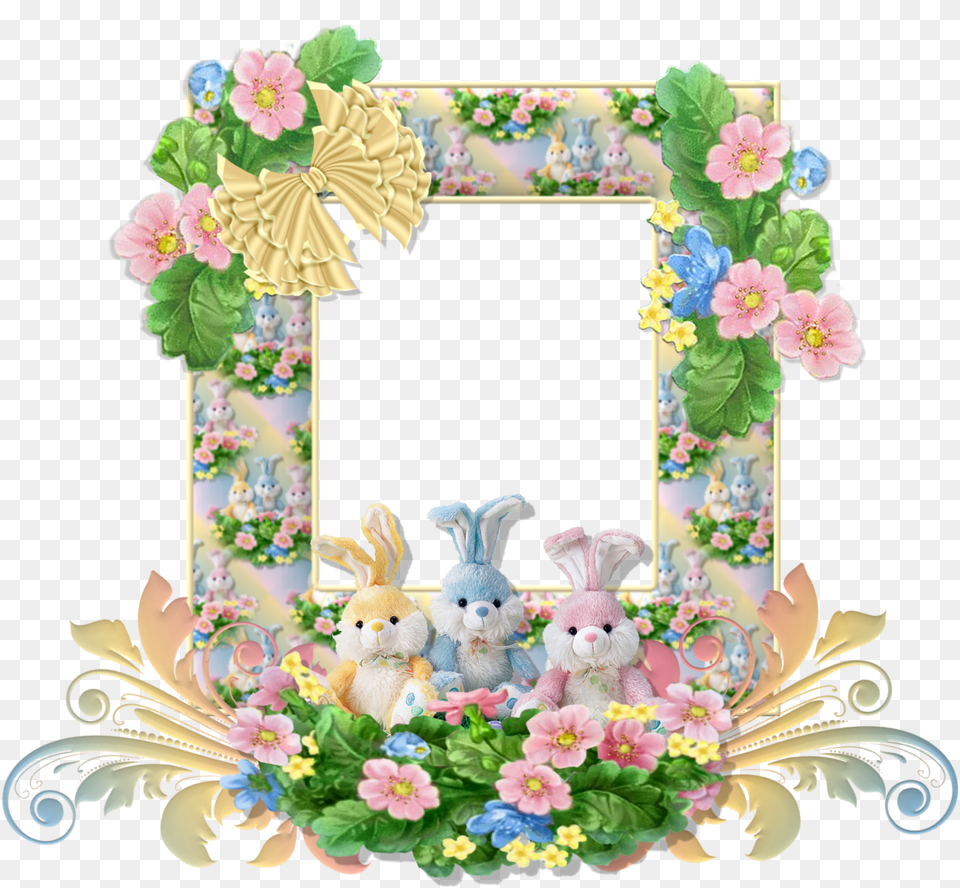 Easter Frames Image Easter Frames, Flower, Flower Arrangement, Plant, People Free Transparent Png