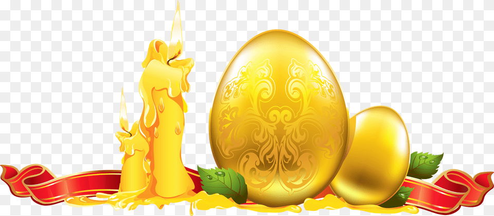 Easter Golden Gallery Yopriceville High View Easter Decor, Egg, Food Free Png