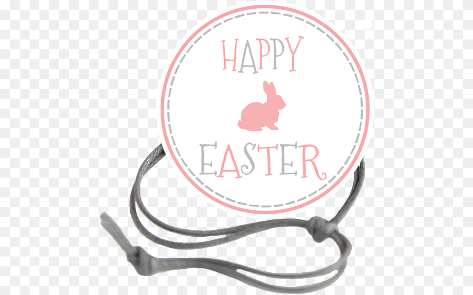 Easter Gray Dashed Border Napkin Knot Product Image Reindeer, Whip, Accessories Free Png
