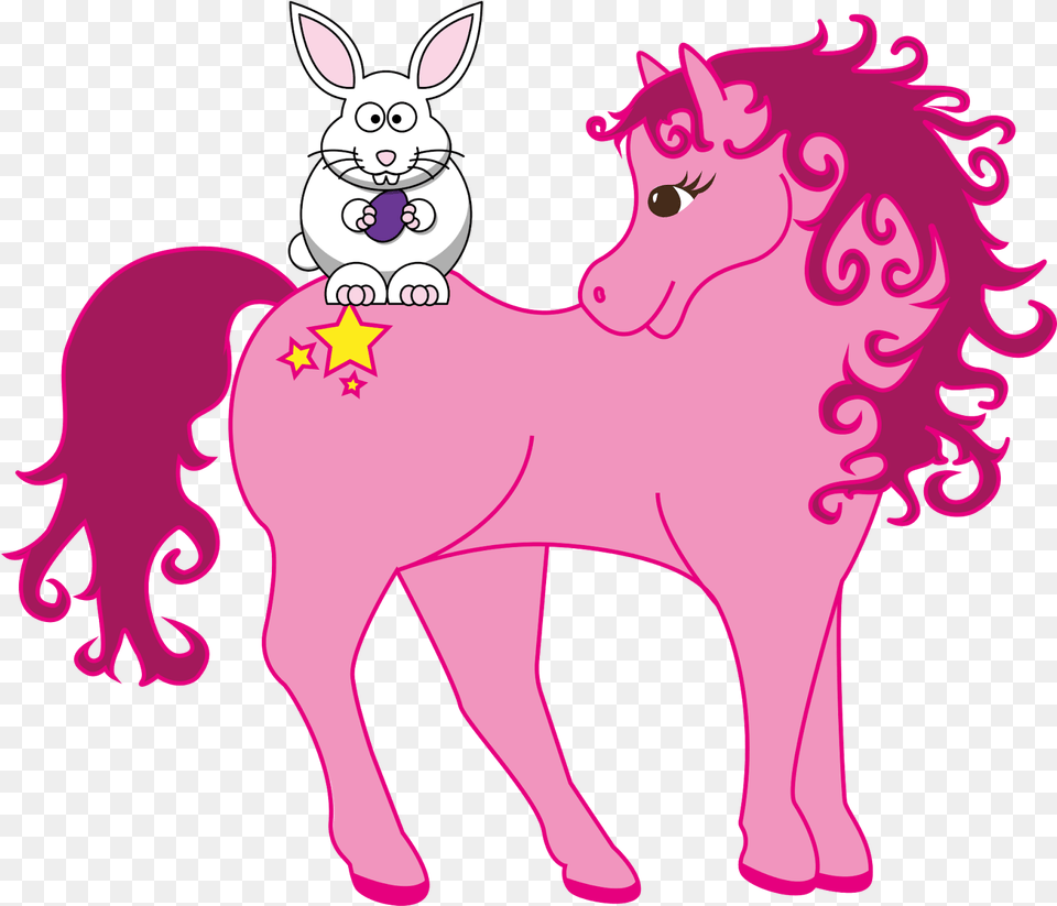 Easter Horse Cliparts Horse And Bunny Clip Art, Animal, Kangaroo, Mammal Png