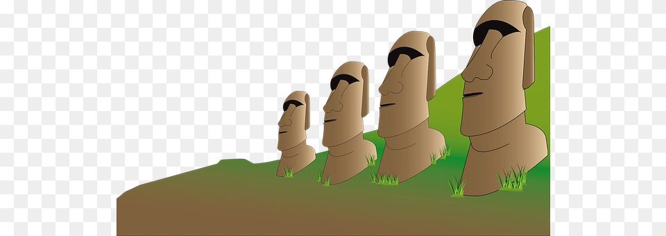 Easter Island Emblem, Symbol, Person, Grass Png
