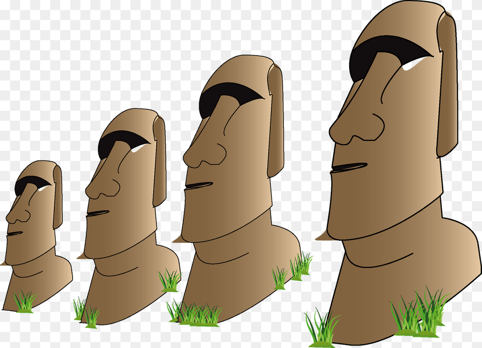 Easter Island Moai Clipart, Adult, Female, Person, Woman Free Png
