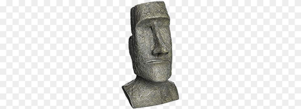 Easter Island Moai Statue Head Replica, Emblem, Symbol, Bronze, Winter Free Png