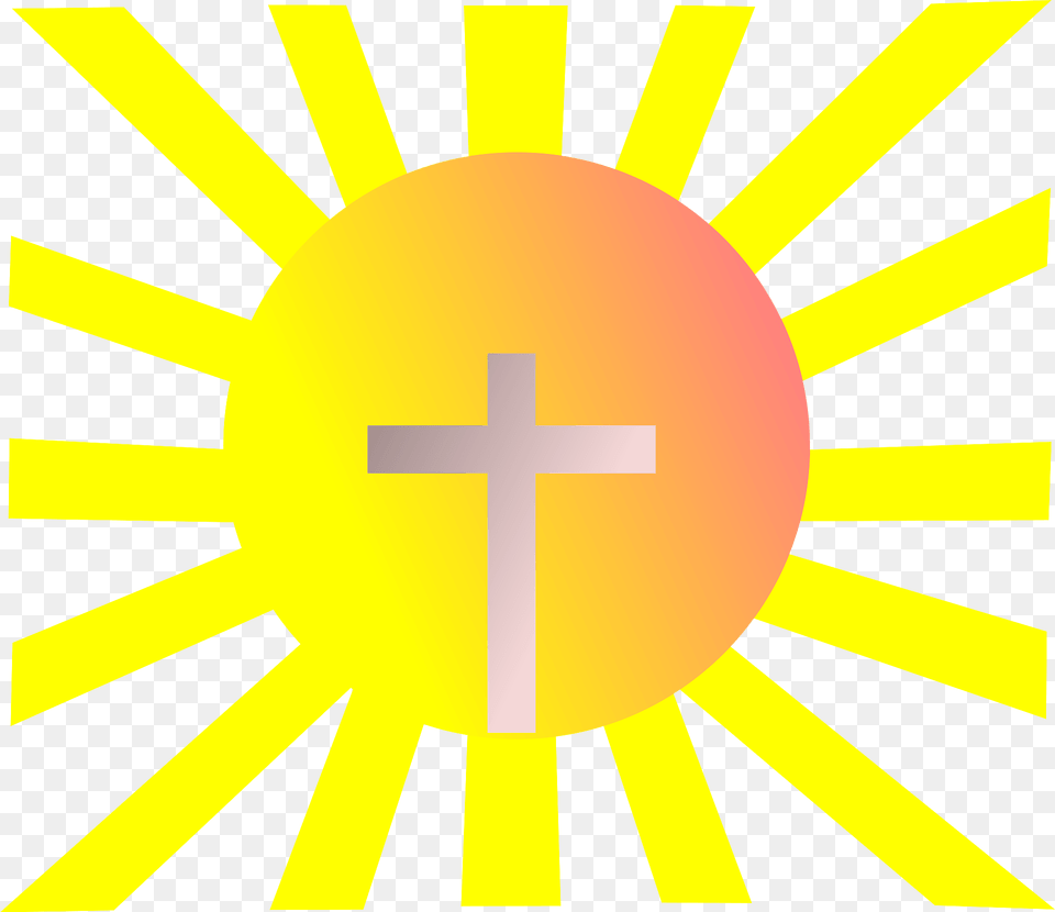 Easter Jesus Reappearance Clipart, Cross, Symbol Free Png