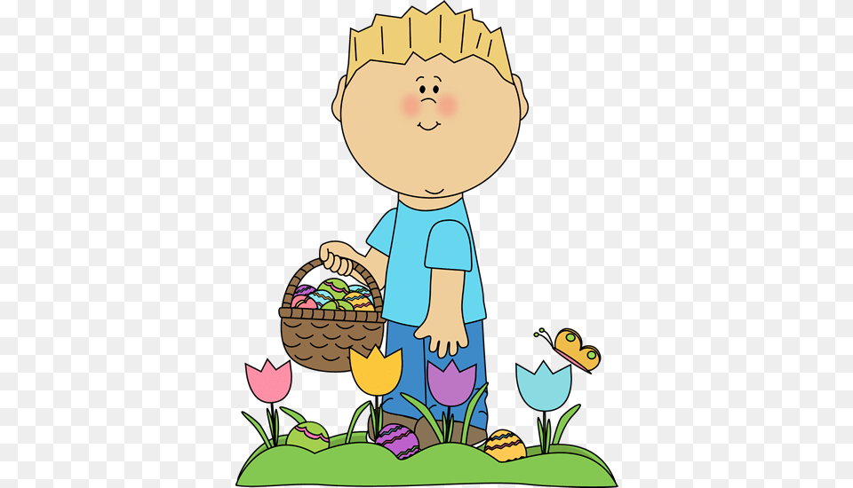 Easter Kids Clip Art, Cartoon, Nature, Outdoors, Snow Png